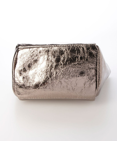 cache cache（カシュ カシュ）の「カシュカシュ cachecache / クラッシュメタリックワンハンドルミニトート（トートバッグ・レディース・ブラック/シルバー/シルバー系その他・FREE）」の14枚目の写真