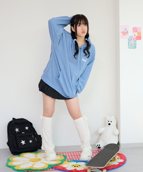 shrita（シュリータ）の「フラワープリントパーカー【低身長さん