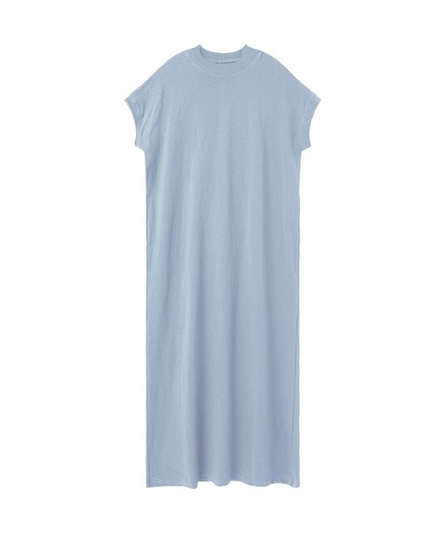 COCOMOMO(ココモモ)の「バックスリット入り Tシャツワンピース コットン100%(ワンピース・レディース・ブラック/ダークグレー/ピンク/ホワイト/イエロー/アイボリー/ライトブルー・FREE)」の6枚目の写真