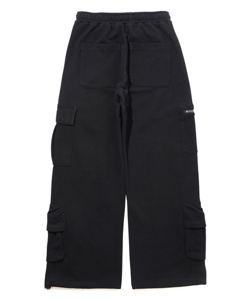 X-girl（エックスガール）の「MULTI POCKET SWEAT PANTS（スウェットパンツ・レディース・アッシュ/ブラック・S/M）」の16枚目の写真