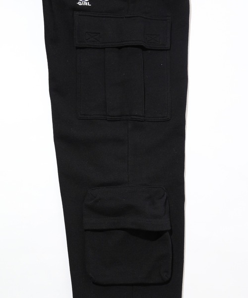 X-girl（エックスガール）の「MULTI POCKET SWEAT PANTS（スウェットパンツ・レディース・アッシュ/ブラック・S/M）」の19枚目の写真