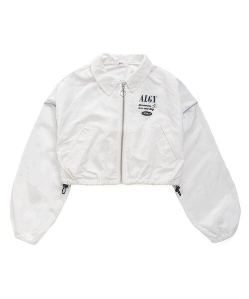 algy（アルジー）の「シャカシャカタンタケブルゾン（ブルゾン・キッズ・ブラック/オフホワイト・X-SMALL/MEDIUM/SMALL/XX-SMALL）」の6枚目の写真