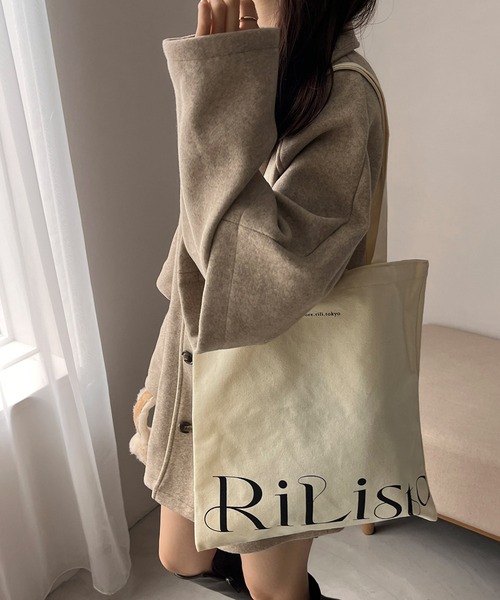 RiLi（リリ）の「カットメルトンミドルコート【RL】（その他アウター・レディース・ベージュ/ブラウン・FREE）」の18枚目の写真