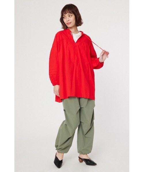 RODEO CROWNS WIDE BOWL（ロデオクラウンズワイドボウル）の「ボリュームスリーブカフタンチュニック（チュニック・レディース・オフホワイト/レッド/ブラック・FREE）」の11枚目の写真