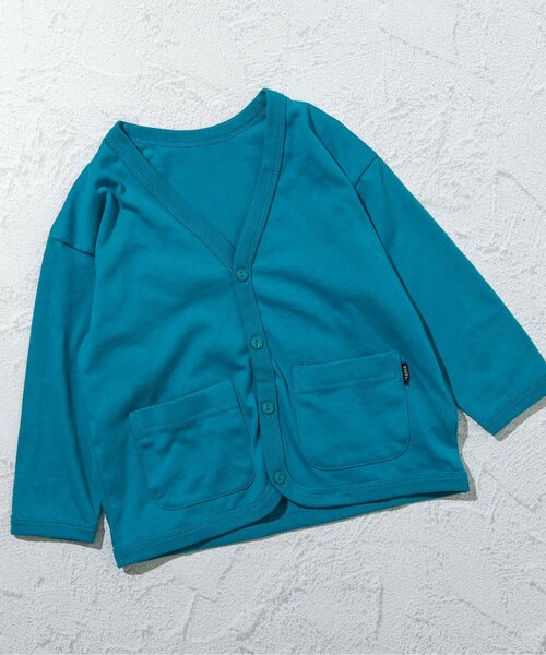 BREEZE(ブリーズ)の「UVカットカーディガン(カーディガン/ボレロ・キッズ・ベージュ/ライム/ターコイズブルー/アイボリー/ブラック・90/120/130/140/110/100/80)」の5枚目の写真