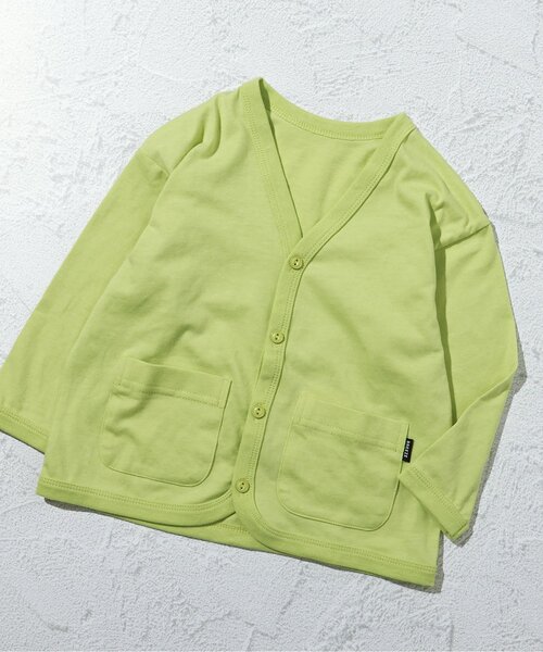BREEZE(ブリーズ)の「UVカットカーディガン(カーディガン/ボレロ・キッズ・ベージュ/ライム/ターコイズブルー/アイボリー/ブラック・90/120/130/140/110/100/80)」の4枚目の写真