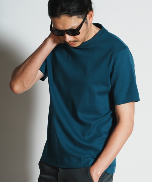 RATTLE TRAP（ラトルトラップ）の「シルケットスムースクルーネックTシャツ（Tシャツ/カットソー・メンズ・ブルー/ホワイト/ブラック・LL/M/L/S）」の3枚目の写真