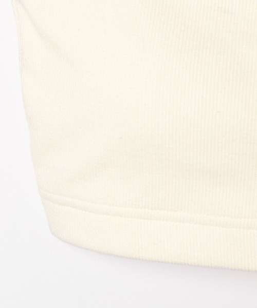 Heather（ヘザー）の「ショートカップ付きリブキャミ　113120（キャミソール・レディース・オフホワイト/ブラック・S/M）」の4枚目の写真