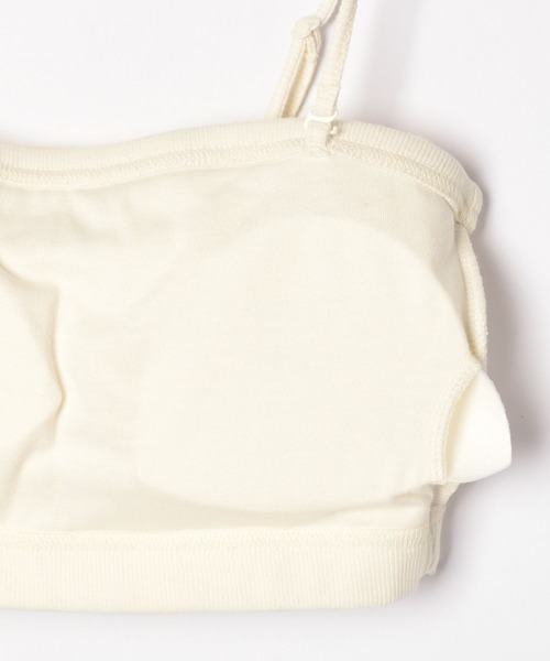 Heather（ヘザー）の「ショートカップ付きリブキャミ　113120（キャミソール・レディース・オフホワイト/ブラック・S/M）」の17枚目の写真