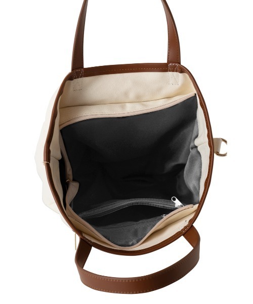 RUBY AND YOU（ルビーアンドユー）の「キャンバスポケットバッグ（トートバッグ・レディース・アイボリー/ベージュ・FREE）」の16枚目の写真