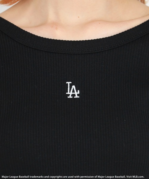 BACK TO THE FIELD（バック トゥー ザ フィールド）の「【MLB】パット付きバックオープンロゴトップス（Tシャツ/カットソー・レディース・オレンジ/ブラック/ホワイト・FREE）」の10枚目の写真