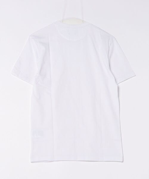 BENETTON (UNITED COLORS OF BENETTON)（ベネトンユナイテッドカラーズオブベネトン）の「ストレッチクルーネック半袖Tシャツ・カットソー（Tシャツ/カットソー・メンズ・ブラック/ホワイト・LARGE/MEDIUM/SMALL）」の3枚目の写真