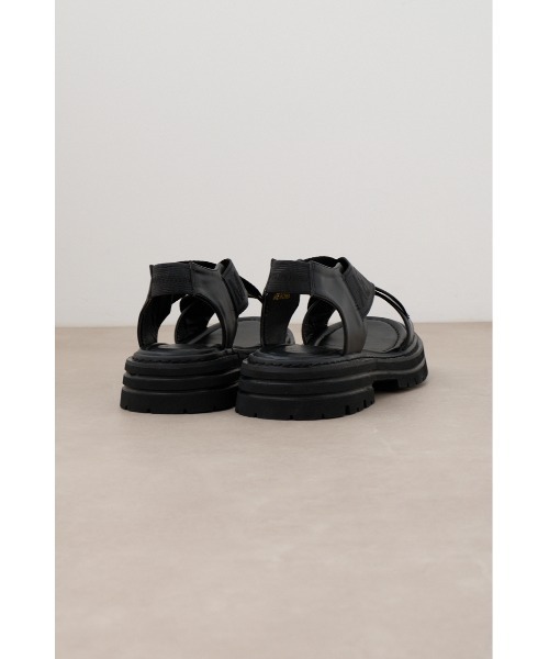 AZUL by moussy(アズールバイマウジー)の「ジャガードロゴテープサンダル(サンダル・メンズ・ブラック・LARGE/MEDIUM)」の6枚目の写真