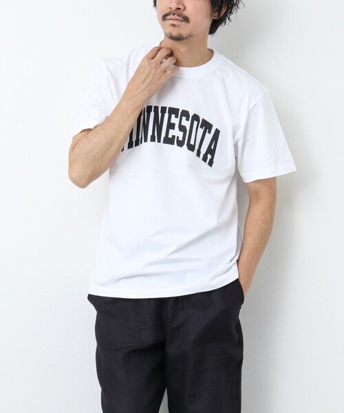 GOOD ROCK SPEED（グッドロックスピード）の「【Good Rock Speed/グッドロックスピード】別注MINNESOTA /ミネソタ Tシャツ（Tシャツ/カットソー・メンズ・ベビーピンク/ホワイト/ブラック・M/L/S）」の5枚目の写真