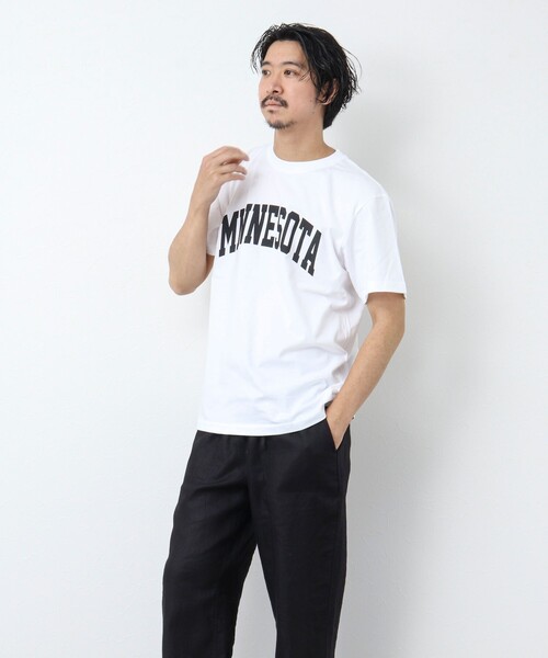 GOOD ROCK SPEED（グッドロックスピード）の「【Good Rock Speed/グッドロックスピード】別注MINNESOTA /ミネソタ Tシャツ（Tシャツ/カットソー・メンズ・ベビーピンク/ホワイト/ブラック・M/L/S）」の7枚目の写真