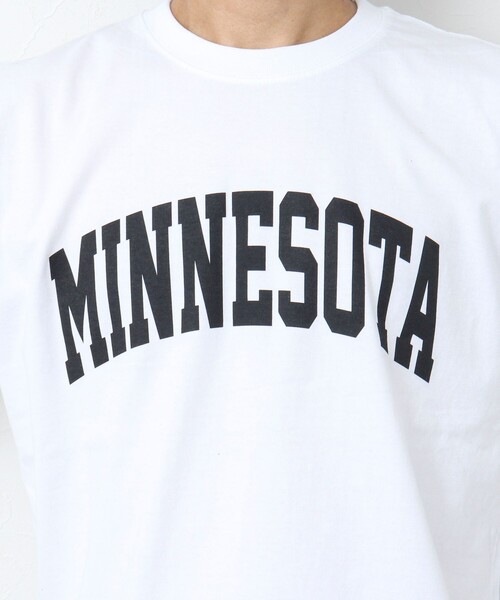 GOOD ROCK SPEED（グッドロックスピード）の「【Good Rock Speed/グッドロックスピード】別注MINNESOTA /ミネソタ Tシャツ（Tシャツ/カットソー・メンズ・ベビーピンク/ホワイト/ブラック・M/L/S）」の12枚目の写真