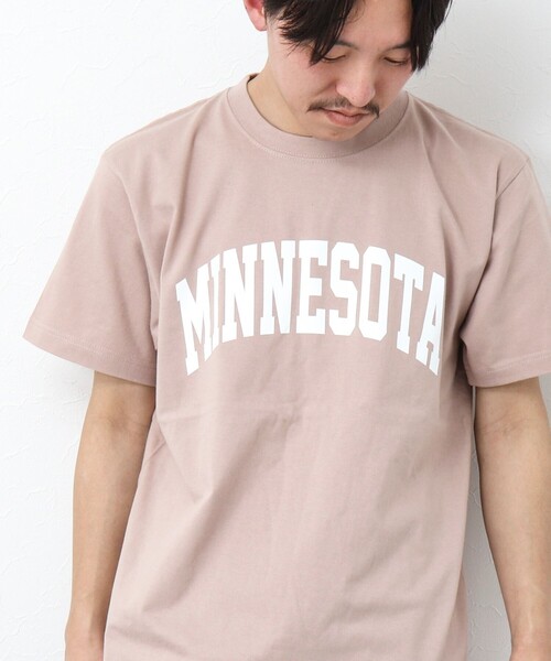 GOOD ROCK SPEED（グッドロックスピード）の「【Good Rock Speed/グッドロックスピード】別注MINNESOTA /ミネソタ Tシャツ（Tシャツ/カットソー・メンズ・ベビーピンク/ホワイト/ブラック・M/L/S）」の13枚目の写真