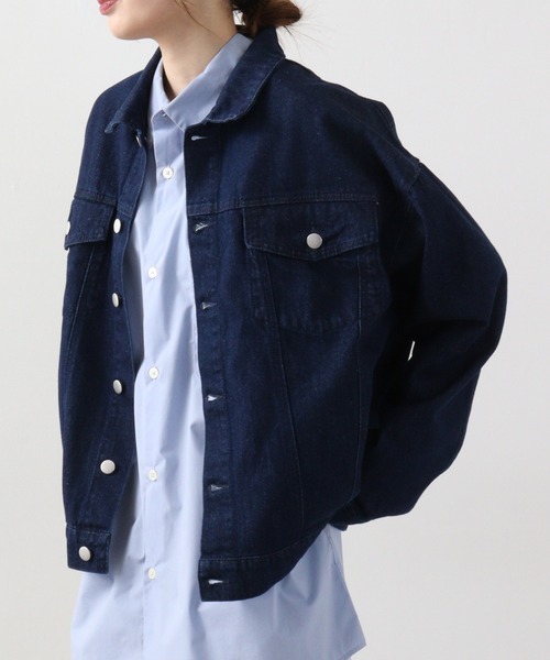 loungedress オーバーサイズデニムジャケット LOUNGEDRESS（ラウンジドレス）の「デニムジャケット（デニム