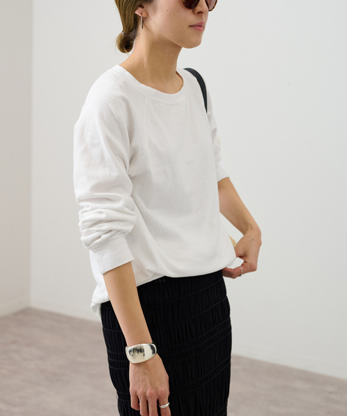 大人女性の ≪追加≫NEWスラブベアテンプルオーバー2（Tシャツ/カットソー トップス