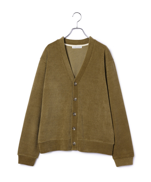 le cercle ADAM ET ROPE'（ルセルクルアダムエロペ）の「【mens】ストレッチカルゼカーディガン（カーディガン/ボレロ・メンズ・カーキ/グレー/ブラック・L/M）」の3枚目の写真