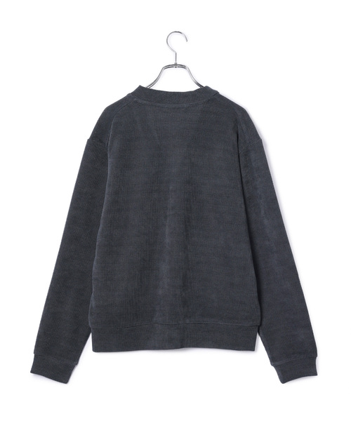 le cercle ADAM ET ROPE'（ルセルクルアダムエロペ）の「【mens】ストレッチカルゼカーディガン（カーディガン/ボレロ・メンズ・カーキ/グレー/ブラック・L/M）」の4枚目の写真