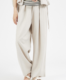 abahouse mavie | 【セットアップ対応】レーヨンリネンワイドパンツ(その他パンツ)