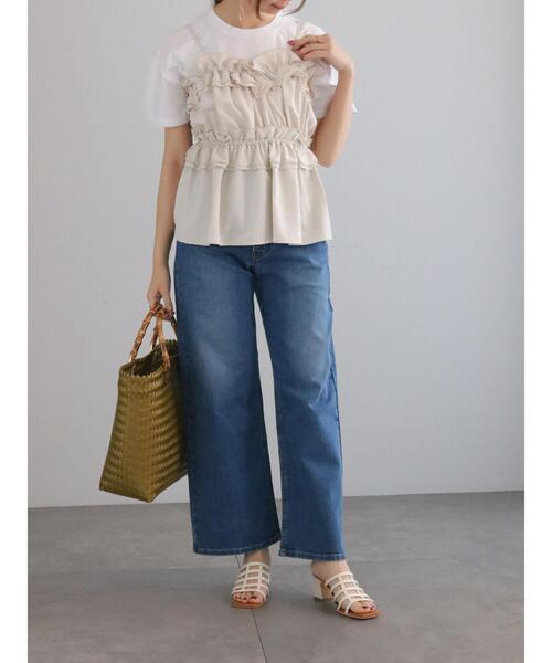 Te chichi（テチチ）の「ケージサンダル（サンダル・レディース・オフホワイト/ブラック/ゴールド・37/38）」の6枚目の写真