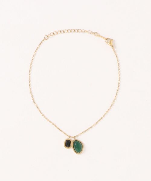 Coo+i（クーイ）の「瑪瑙ステンレスチェーンアンクレット（アンクレット・レディース・ゴールド・FREE）」の8枚目の写真