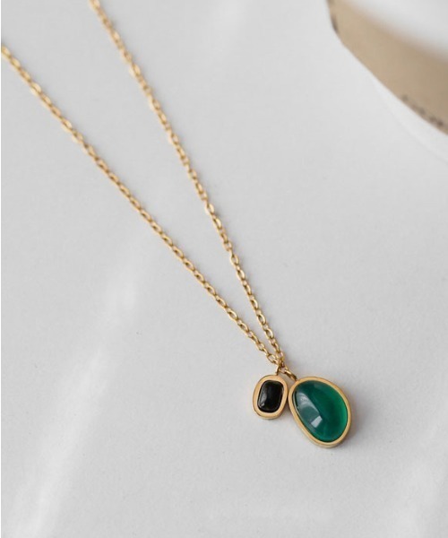 Coo+i（クーイ）の「瑪瑙ステンレスチェーンアンクレット（アンクレット・レディース・ゴールド・FREE）」の6枚目の写真