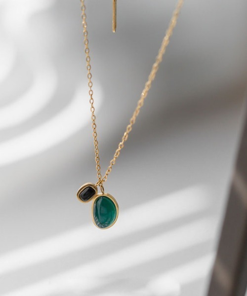 Coo+i（クーイ）の「瑪瑙ステンレスチェーンアンクレット（アンクレット・レディース・ゴールド・FREE）」の9枚目の写真