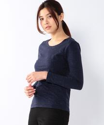 coen | カラーネップクルーネックカットソー(Tシャツ/カットソー)
