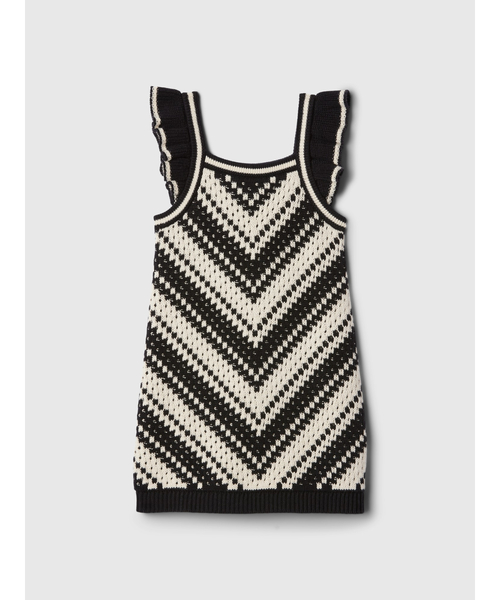 GAP(ギャップ)の「babyGap クロシェ ニットワンピース(ワンピース・キッズ・ブラック系その他・12-18M/18-24M/3 YRS/2 YRS/4 YRS/5 YRS/6-12M)」の1枚目の写真
