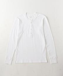 UNITED ARROWS | UAS コットン ワッフル ヘンリーネック(Tシャツ/カットソー)