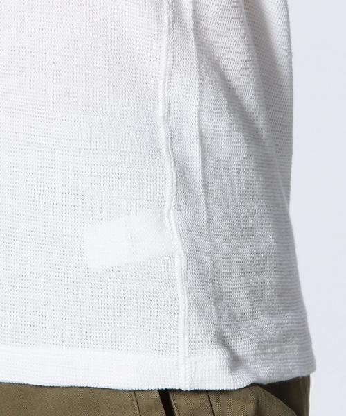 UNITED ARROWS（ユナイテッドアローズ）の「UAS コットン ワッフル ヘンリーネック ◆（Tシャツ/カットソー・メンズ・ホワイト・LARGE/SMALL/MEDIUM/X-LARGE/XX-LARGE/X-SMALL）」の8枚目の写真