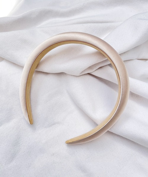 RUBY AND YOU（ルビーアンドユー）の「［select］サテンカチューシャ（カチューシャ・レディース・ピンク/ホワイト/アイボリー・FREE）」の5枚目の写真