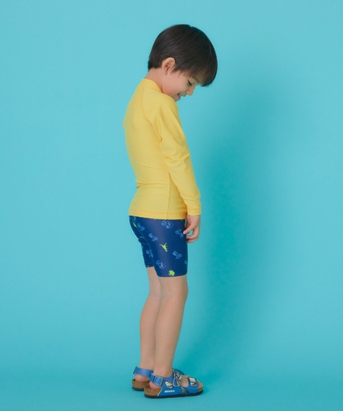 HAKKA KIDS（ハッカキッズ）の「[水着･スイム]アニマルスタープリントラッシュガード（ラッシュガード・キッズ・イエロー/ブルー・S/M）」の8枚目の写真