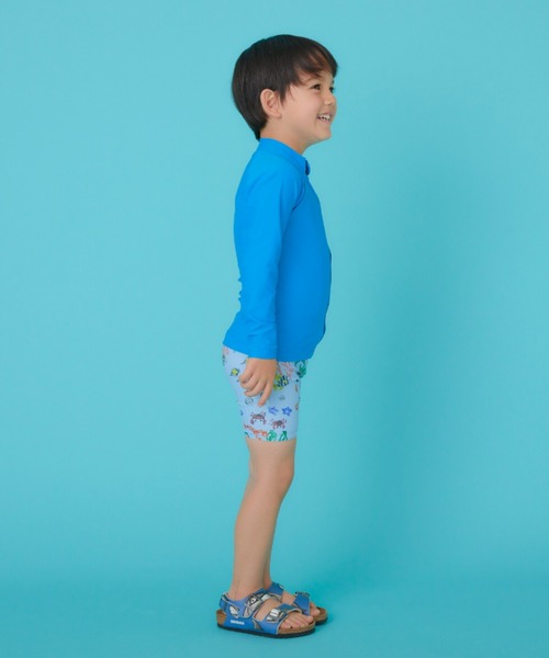 HAKKA KIDS（ハッカキッズ）の「[水着･スイム]アニマルスタープリントラッシュガード（ラッシュガード・キッズ・イエロー/ブルー・S/M）」の12枚目の写真