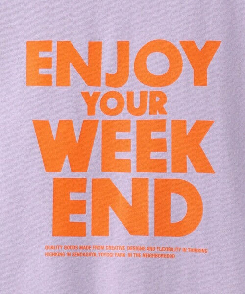 highking（ハイキング）の「＜HIGHKING＞TJ エンジョイ Tシャツ 140cm-150cm（Tシャツ/カットソー・キッズ・ケリー/コバルトブルー/ライラック・M(140-150cm)）」の15枚目の写真