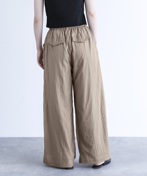 n'OrLABEL（ノアールレーベル）の「『シアータックパンツ』（その他パンツ・レディース・ベージュ/グレイッシュブルー/ブラック・1/2）」の14枚目の写真