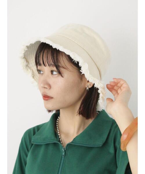ehka sopo（エヘカソポ）の「フリンジバケットハット（ハット・レディース・キナリ/ピンク/サックスブルー・F）」の8枚目の写真
