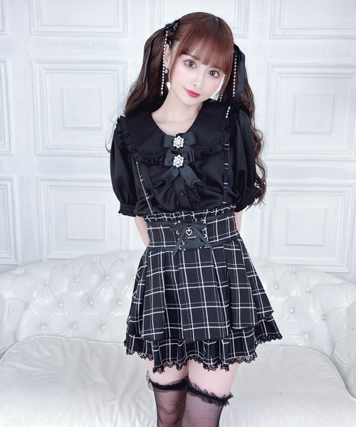 MA*RS ベルト付き ケープ コート ブラック 量産型 地雷系 地雷系・量産型