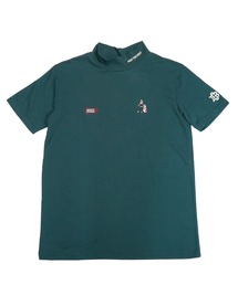 BENCH AT THE GREENE GOLF（ベンチアットザグリーンゴルフ）の「BENCH AT THE GREENE GOLF / LADIES EMBRO MOCK NECK SHIRT（レディース）（Tシャツ/カットソー）」