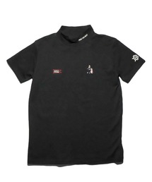 BENCH AT THE GREENE GOLF（ベンチアットザグリーンゴルフ）の「BENCH AT THE GREENE GOLF / LADIES EMBRO MOCK NECK SHIRT（レディース）（Tシャツ/カットソー）」