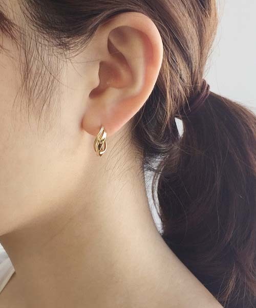 TAKE-UP ヒネリツインフープ イエローゴールド TAKE-UP ONLINE SHOP/テイクアップ公式オンラインショップ / K18ヒネリ