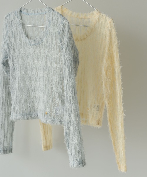 美品＊45R インドカラミレースのビッグーグーシャツ 2 白 R刺繍 日本製 美品＊45R インドカラミレースのビッグーグーシャツ 2 白 R刺繍