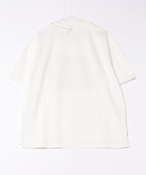 THISIS(ディスイズ)の「ダンボールニット ハンドステッチ ルーズフィット プリントTシャツ(Tシャツ/カットソー・メンズ・ホワイト/ブラック/チャコールグレー・LARGE/X-LARGE/MEDIUM)」の4枚目の写真