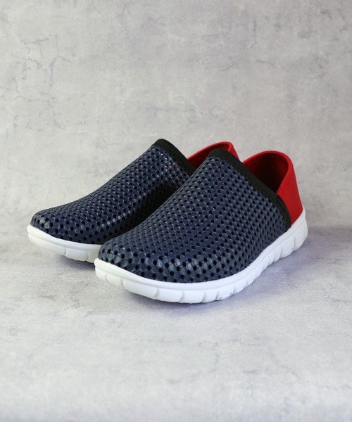 ８(eight)（エイト）の「軽量アクアシューズ 水陸両用（スリッポン・メンズ・ブラック系その他2/ブラック系その他/ブラック系その他3/ネイビー系1・LARGE/X-LARGE/XX-LARGE/MEDIUM）」の4枚目の写真