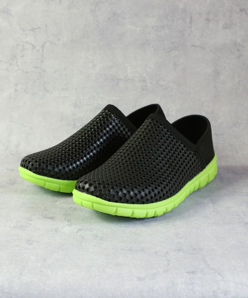 ８(eight)（エイト）の「軽量アクアシューズ 水陸両用（スリッポン・メンズ・ブラック系その他2/ブラック系その他/ブラック系その他3/ネイビー系1・LARGE/X-LARGE/XX-LARGE/MEDIUM）」の2枚目の写真