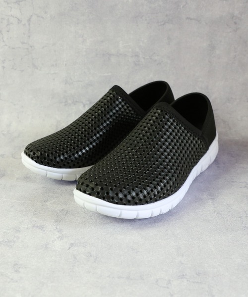 ８(eight)（エイト）の「軽量アクアシューズ 水陸両用（スリッポン・メンズ・ブラック系その他2/ブラック系その他/ブラック系その他3/ネイビー系1・LARGE/X-LARGE/XX-LARGE/MEDIUM）」の3枚目の写真