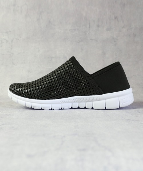 ８(eight)（エイト）の「軽量アクアシューズ 水陸両用（スリッポン・メンズ・ブラック系その他2/ブラック系その他/ブラック系その他3/ネイビー系1・LARGE/X-LARGE/XX-LARGE/MEDIUM）」の7枚目の写真